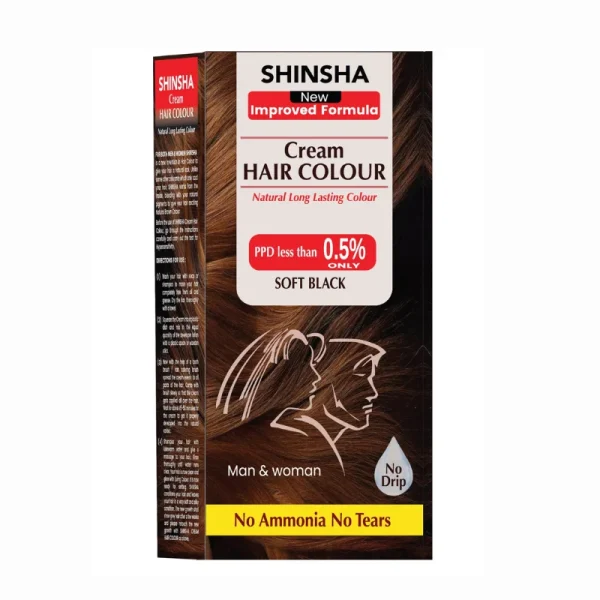 SHINSHA cream hair color | new improved formula for both men and women