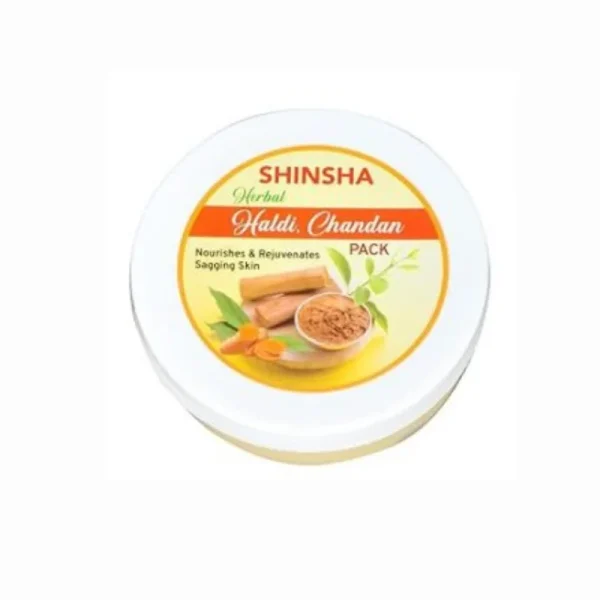 SHINSHA Herbal Haldi Chandan Pack 90gm