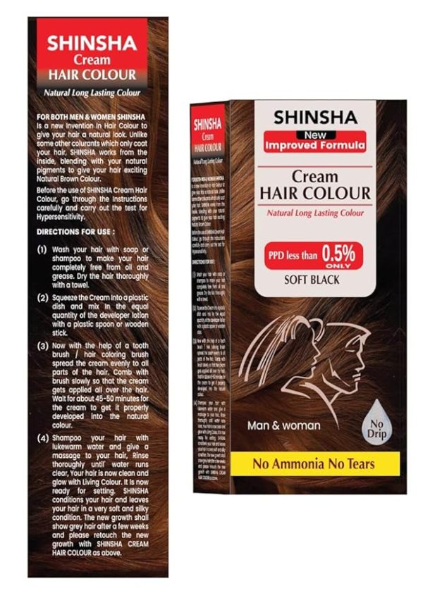 SHINSHA cream hair color | new improved formula for both men and women - Image 3